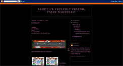 Desktop Screenshot of fatin-nadhirah.blogspot.com