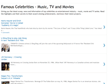 Tablet Screenshot of famousmovieandtvcelebrity.blogspot.com