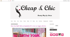 Desktop Screenshot of cheapandchic-italia.blogspot.com