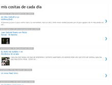 Tablet Screenshot of miscositasdecadadia.blogspot.com