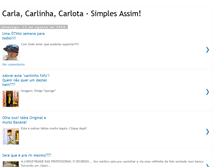 Tablet Screenshot of carlacarlinhacarlota-simplesassim.blogspot.com