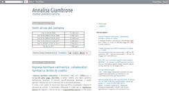 Desktop Screenshot of annalisagiambronecommercialista.blogspot.com