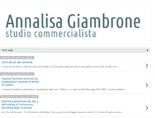 Tablet Screenshot of annalisagiambronecommercialista.blogspot.com