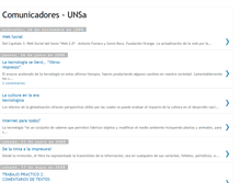 Tablet Screenshot of comunicadoresunsa.blogspot.com