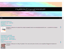Tablet Screenshot of mybeautyandmakeup.blogspot.com