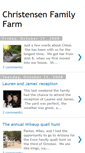 Mobile Screenshot of christensenfarms.blogspot.com