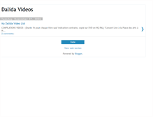 Tablet Screenshot of dalidavideos.blogspot.com
