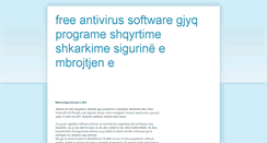 Desktop Screenshot of albanian-top-protection-anti-virus.blogspot.com