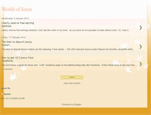 Tablet Screenshot of forex-trading-bonus.blogspot.com