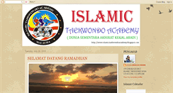 Desktop Screenshot of islamictaekwondoacademy.blogspot.com