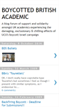 Mobile Screenshot of boycotted-uk-academic.blogspot.com