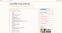 Desktop Screenshot of heliosenaentrepalavras.blogspot.com