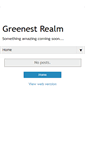 Mobile Screenshot of greenestrealm.blogspot.com
