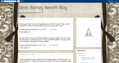 Desktop Screenshot of jarenbarneybenefit.blogspot.com