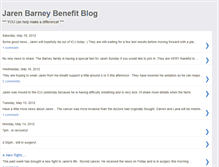 Tablet Screenshot of jarenbarneybenefit.blogspot.com