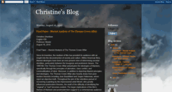 Desktop Screenshot of christinegharibian.blogspot.com