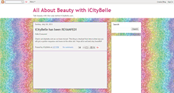 Desktop Screenshot of icitybelle.blogspot.com