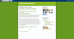 Desktop Screenshot of kelantanfm.blogspot.com