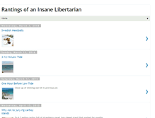 Tablet Screenshot of insanelibertarian.blogspot.com