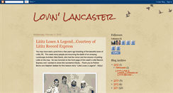 Desktop Screenshot of lovinglancaster.blogspot.com