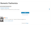 Tablet Screenshot of domesticfashionista.blogspot.com