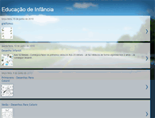 Tablet Screenshot of educacaodeinfancia009.blogspot.com