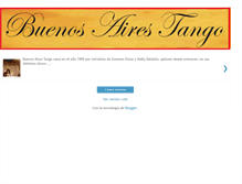 Tablet Screenshot of buenosairestangoweb.blogspot.com