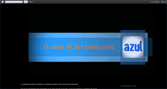 Desktop Screenshot of elcolordelasemociones-azul.blogspot.com