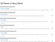 Tablet Screenshot of harrypottergirlpower.blogspot.com