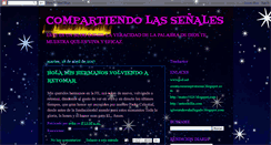 Desktop Screenshot of compartiendolassenales.blogspot.com