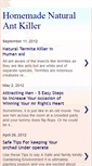 Mobile Screenshot of homemade-natural-ant-killer.blogspot.com