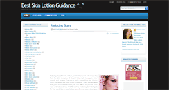 Desktop Screenshot of bestskinlotion.blogspot.com