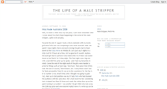 Desktop Screenshot of lifeofamalestripper.blogspot.com