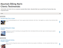 Tablet Screenshot of mountainbikingmarin.blogspot.com