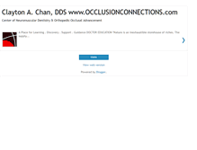 Tablet Screenshot of occlusionconnectionsmainpage.blogspot.com