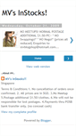 Mobile Screenshot of mv-instocks.blogspot.com