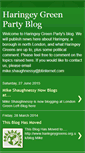 Mobile Screenshot of haringeygreens.blogspot.com