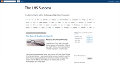 Desktop Screenshot of lhstigersuccess.blogspot.com