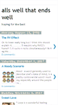 Mobile Screenshot of allswelldatendswell.blogspot.com