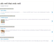 Tablet Screenshot of allswelldatendswell.blogspot.com