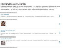 Tablet Screenshot of nikkisgenealogy.blogspot.com