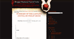 Desktop Screenshot of blogger-master-tricks.blogspot.com