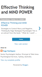 Mobile Screenshot of effectivethinkingandmindpower.blogspot.com