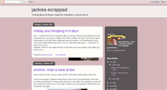 Desktop Screenshot of jackies-scrappad.blogspot.com