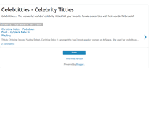 Tablet Screenshot of celebtitties.blogspot.com