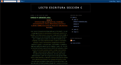 Desktop Screenshot of mana-lecturayescritura.blogspot.com