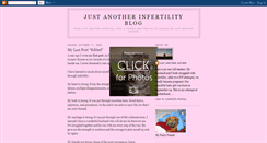 Desktop Screenshot of justanotherinfertilityblog.blogspot.com