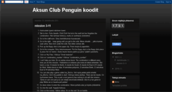 Desktop Screenshot of aksunkoodit.blogspot.com