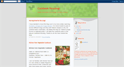 Desktop Screenshot of cookbookpersuing.blogspot.com