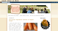 Desktop Screenshot of lunchideasatwork.blogspot.com